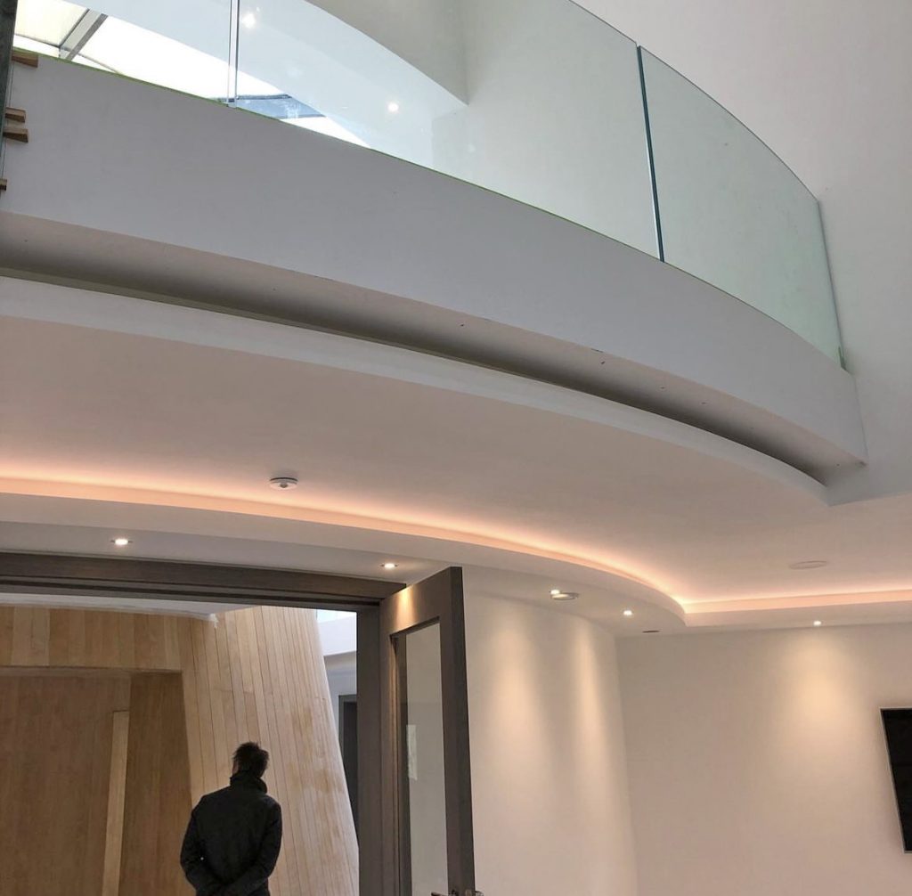 Wall Panelling in incredible veneer room